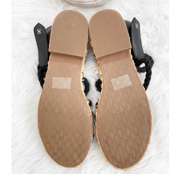 Sam Edelman Black Cristan Rope Espadrilles Sandals Size 9 - Picture 11 of 11